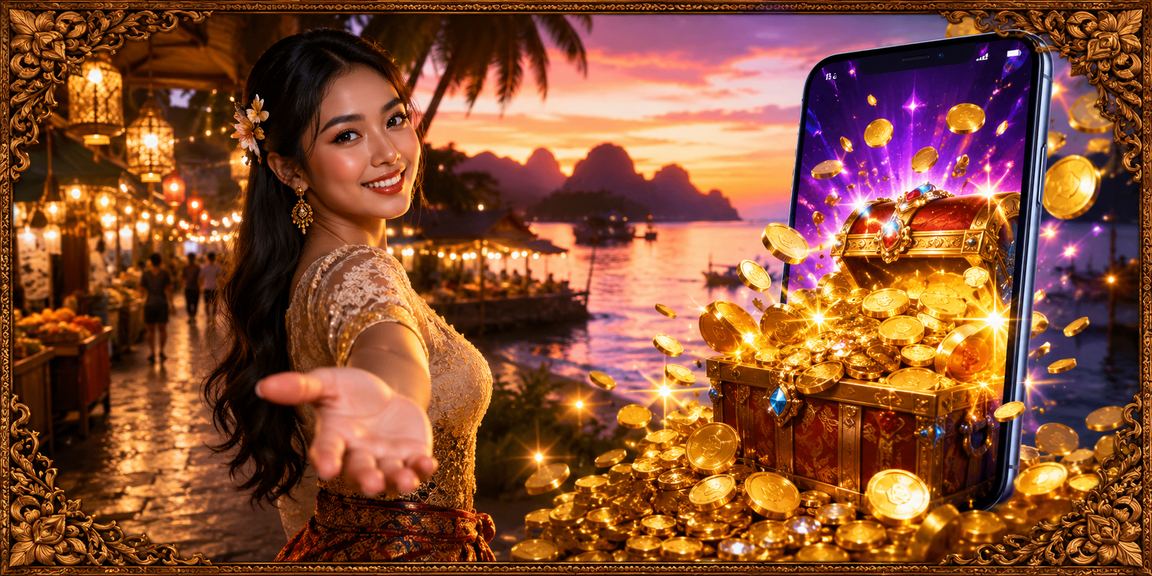 Suasana pasar malam dengan pengguna VIP bossmahjong menikmati bonus eksklusif di Indonesia