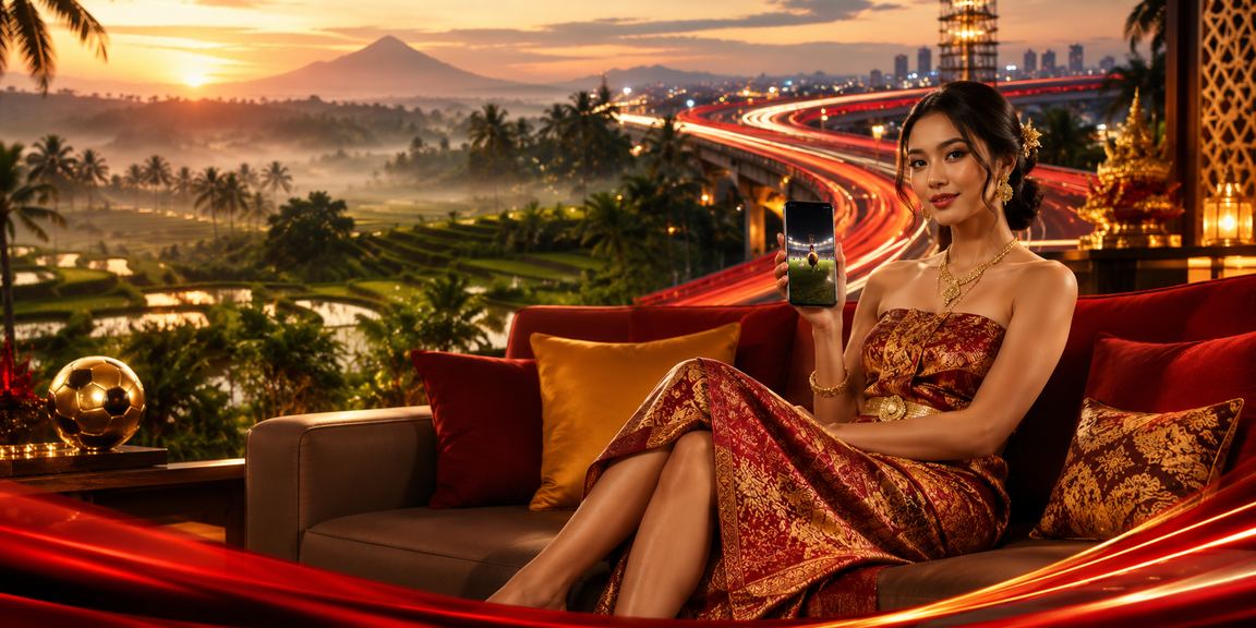 Model Vietnam menunjukkan pengalaman taruhan olahraga melalui perangkat mobile modern